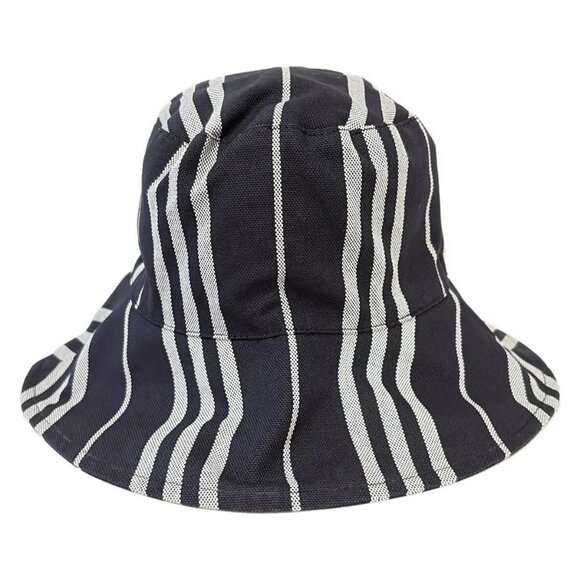 Auth Burberry LONDON - Black Light gray Cotton Rayon Hat - Picture 1 of 9